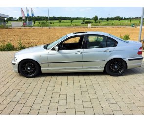 KW Gewindefahrwerk  V1 Inox (Edelstahl Federbeingehäuse) für BMW 325i Typ E46 (Limousine) 